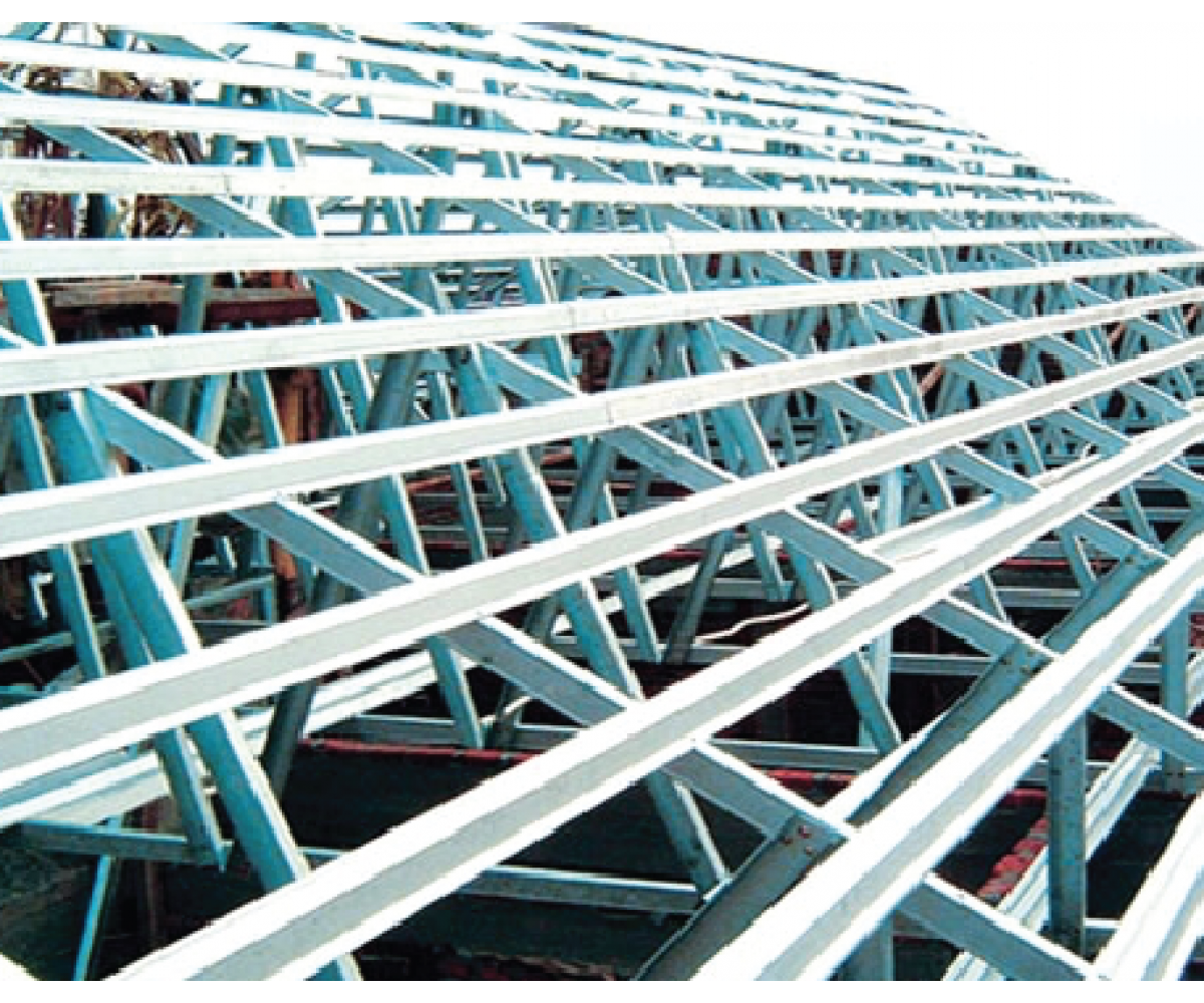 Roof Truss Baja Ringan  Renovation Lightweight Steel Truss 